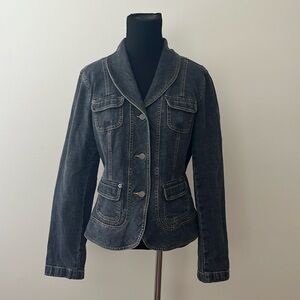 Ann Taylor Loft Fitted Denim Jacket